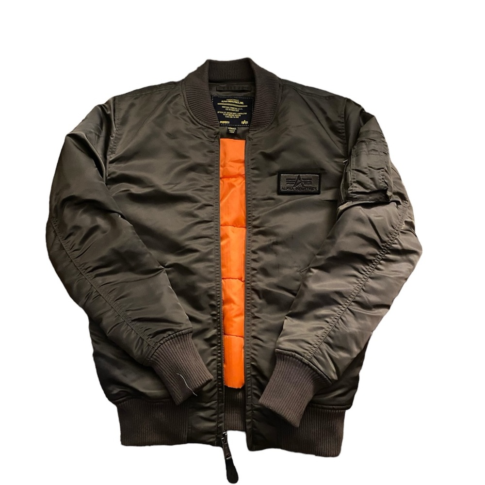Alpha Industries Nylon Bomber Jacket